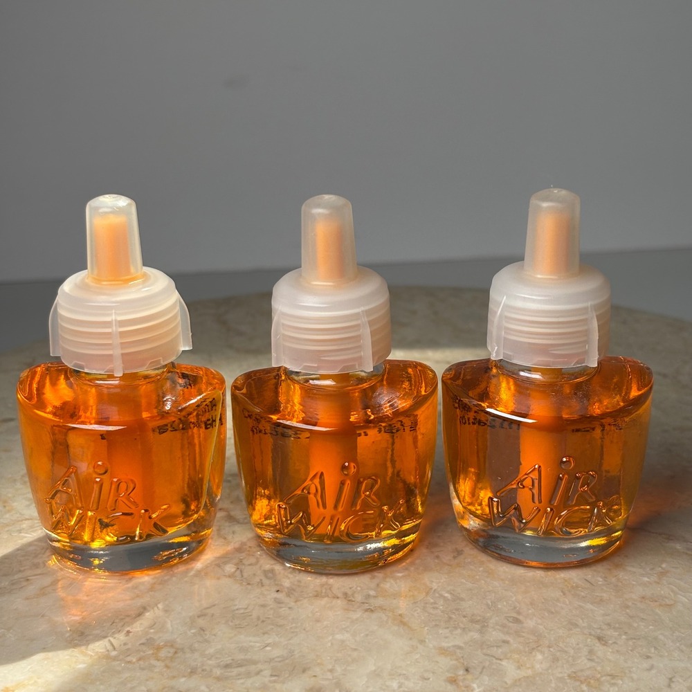 Air Wick Scented Oil Refills 3 Pack Orange Harmonization EM6045 Plug In Diffuser